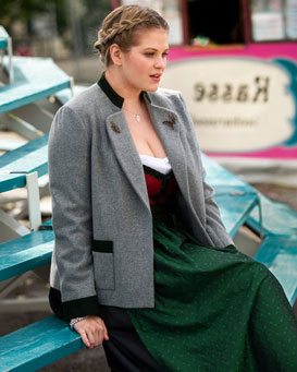 Military Style Jacket Plus Size