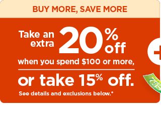 take an extra 20% when you spend $100 or more or take 15% off using promo code POLAR. shop now.