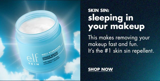 Holy Hydration Makeup Melting Cleansing Balm makes removing makeup fast and fun