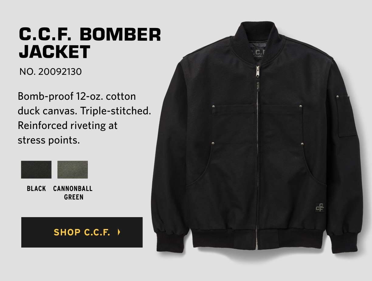 filson ccf bomber jacket