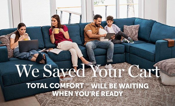 We Saved Your Cart - Total Comfort will be waiting when you're ready.