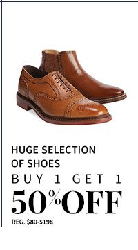 Huge Selection of Shoes Buy 1 Get 1 50% Off