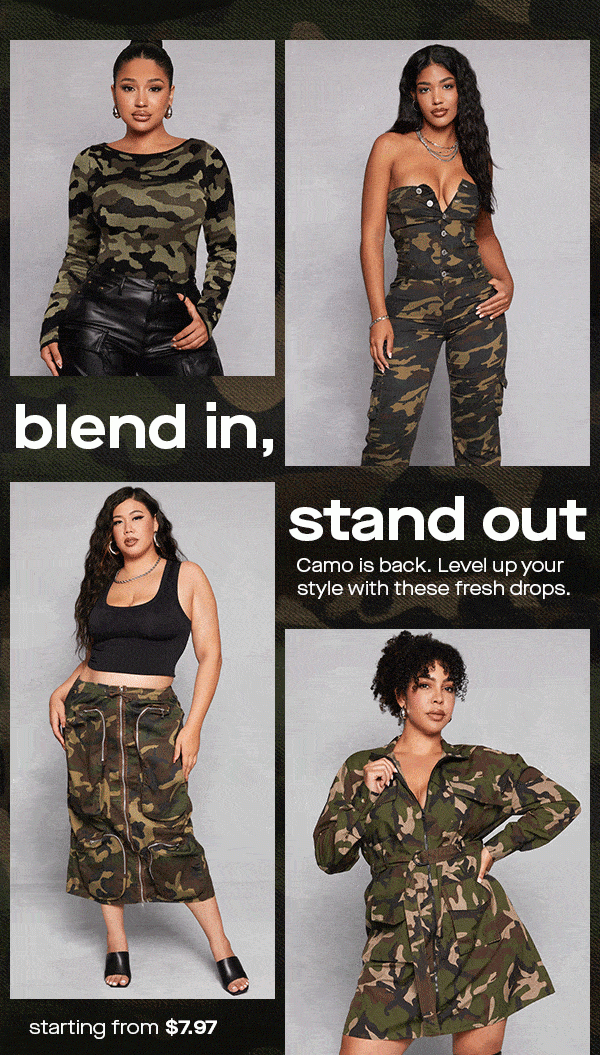 blend in, stand out