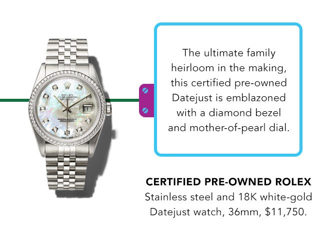 certified pre-owned rolex