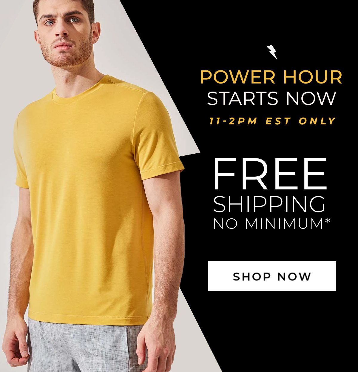 Power Hour Starts Now - Free Shipping, No Minimum.