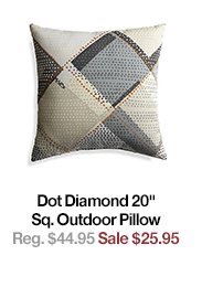 Dot Diamond Pillow