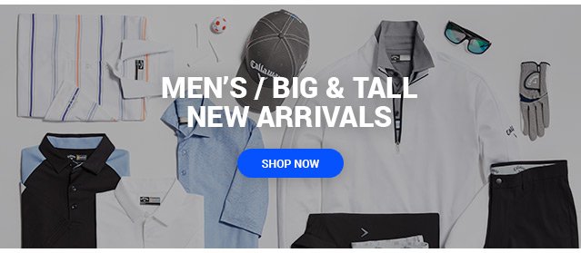 Mens / Big & Tall New Arrivals (Shop Now)