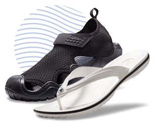 Men's Swiftwater Sandal and Crocband Flip