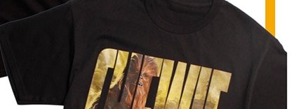 Guys Solo Chewie Letters Tee