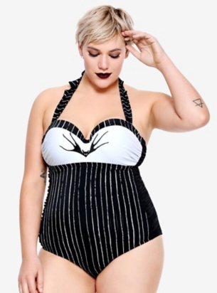 The Nightmare Before Christmas Jack Skellington Swimsuit Plus Size HT Exclusive