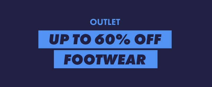 Up to 60% off shoes and sneakers