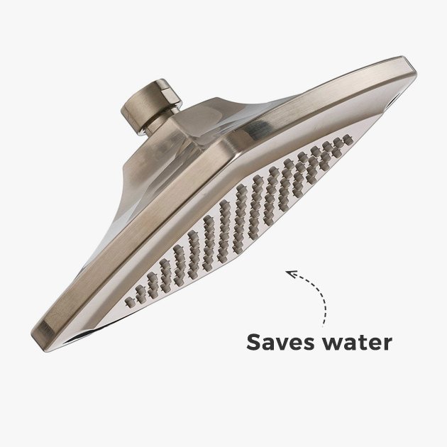 saves water