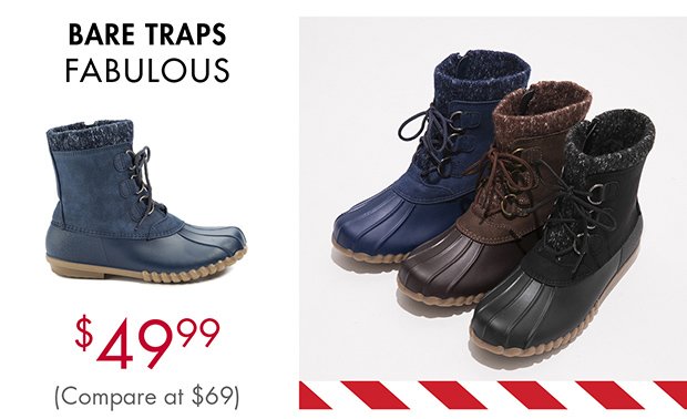 BARE TRAPS FABULOUS $49.99 (Compare at $69)