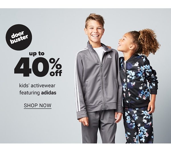 40% off Kids activewear ft. ADIDAS - Shop Now