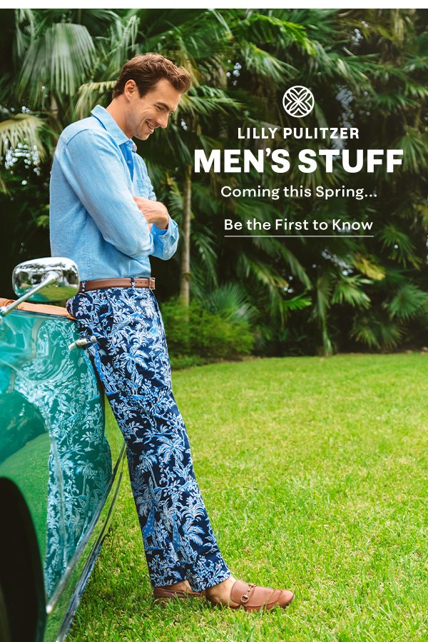 Men's Stuff Coming this Spring