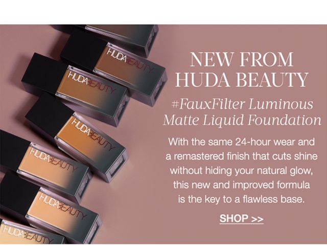 HUDA BEAUTY #FauxFilter Luminous Matte Liquid Foundation