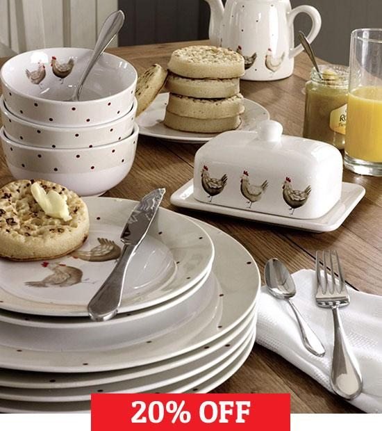 Henrietta 12 Piece Dinner Set