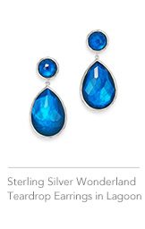 Teardrop Earrings in Lagoon