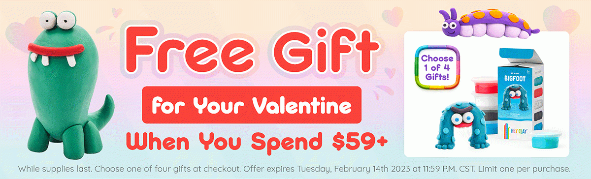 Free Gift for Your Valentine When you spend $59+!