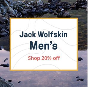 20 percent of Men's Jack Wolfskin