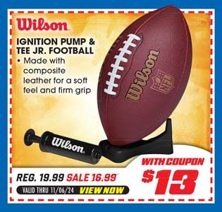 Wilson Ignition Pump & Tee Jr. Football