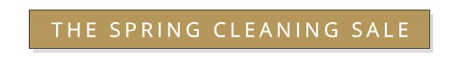 The Spring Cleaning Sale