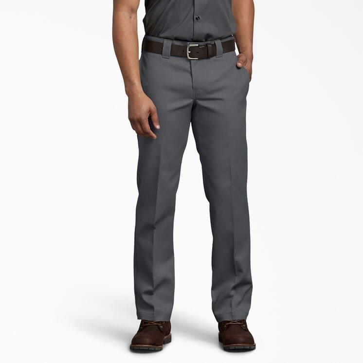 Slim Fit Straight Leg Work Pants