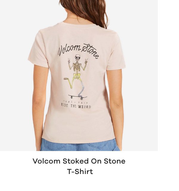 Volcom Stoked On Stone Womens Short Sleeve T-Shirt