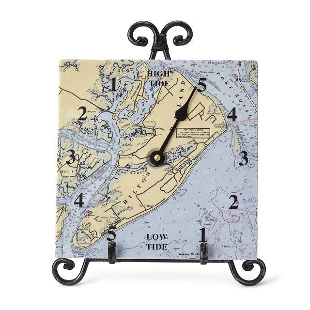 Custom Map Tide Clock