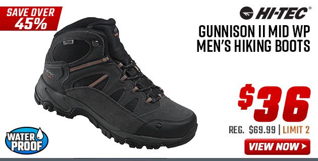 HI-TEC Gunnison II Mid WP Men's Hiking Boots