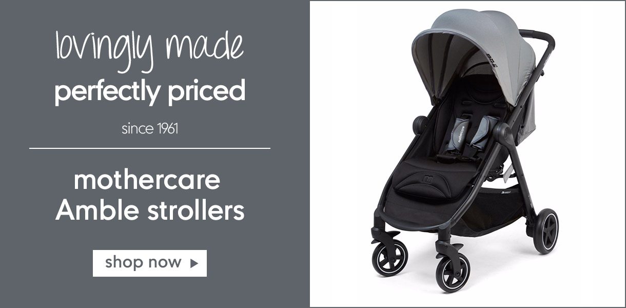 mothercare amble stroller black