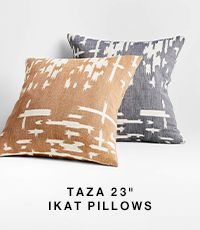 Taza ikat pillows