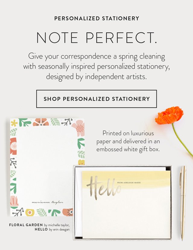 Shop Personalized Stationery