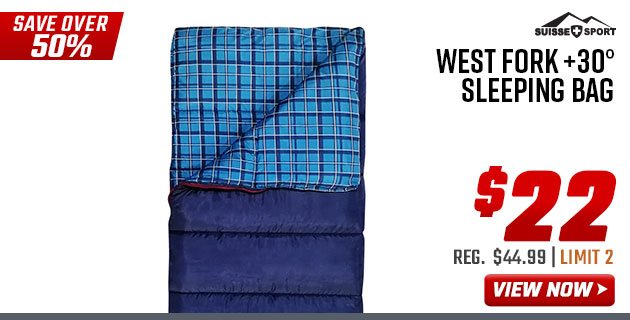 Suisse Sport West Fork +30° Sleeping Bag