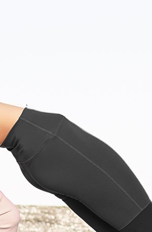 HW Goddess Legging - Anthracite/Black