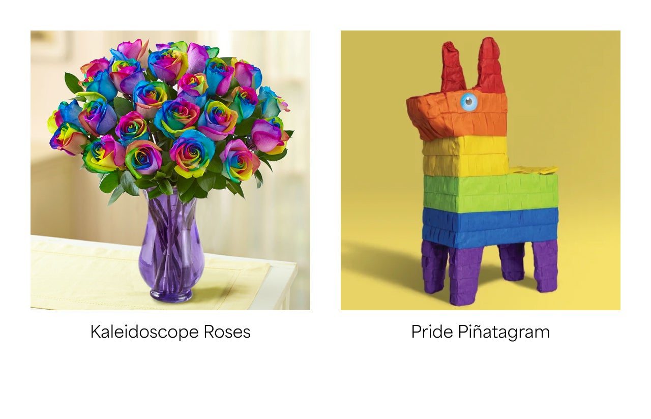 KALEIDOSCOPE ROSES, PRIDE PINATAGRAM