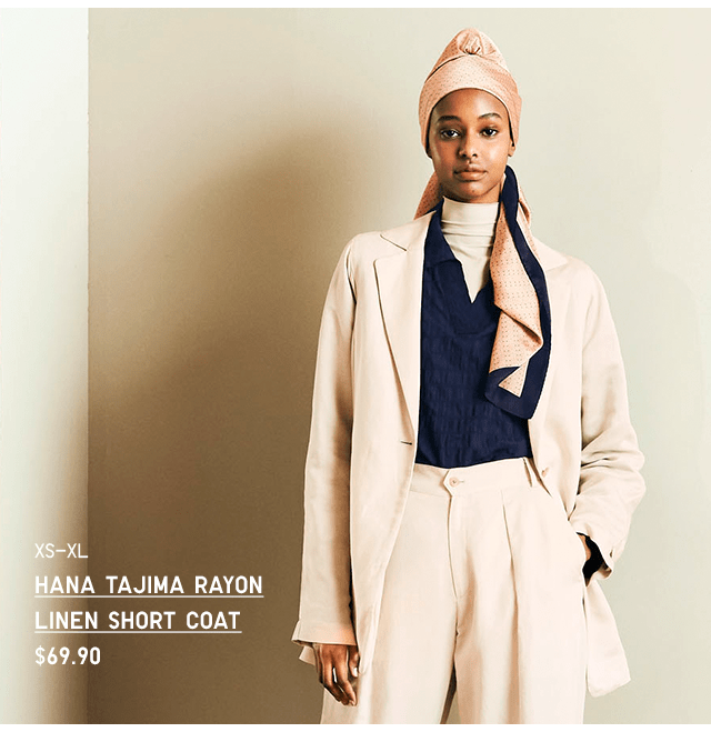 PDP3 - HANA TAJIMA RAYON LINEN SHORT COAT