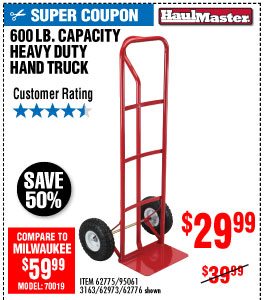 View 600 lbs. Capacity Heavy Duty Hand Truck