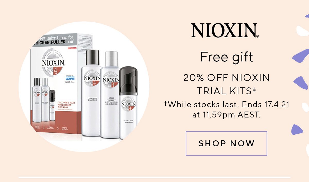20% off Nioxin Trial Kits‡
