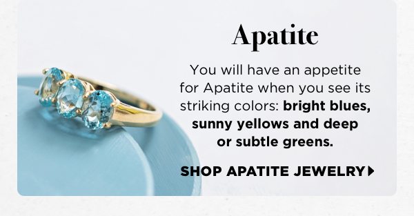 Shop apatite jewelry