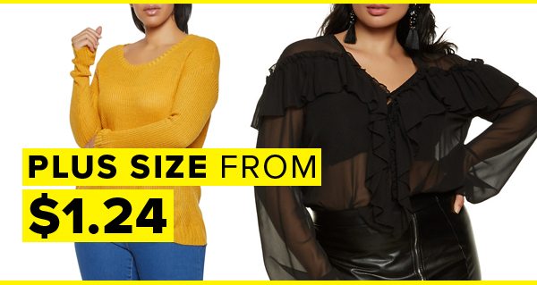 Plus Size from $1.24