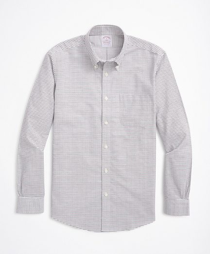Stretch Madison Relaxed-Fit Sport Shirt, Non-Iron Check