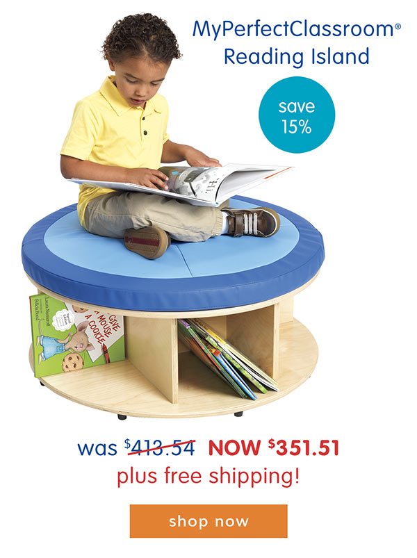 MyPerfectClassroom® Reading Island, was $413.54 now $351.51 plus free shipping!