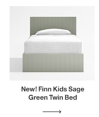 Finn Kids Twin Sage Green Bed