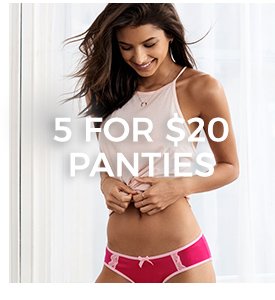 5 for $20 panties