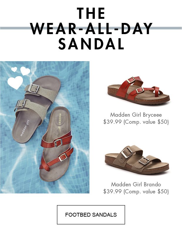 FOOTBED SANDALS