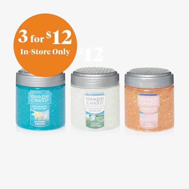 3 for $12 in-store only