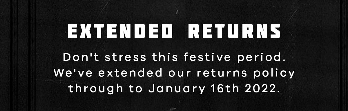 Extended Christmas Returns