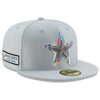 Men's Dallas Cowboys New Era Gray Crucial Catch 59FIFTY Fitted Hat