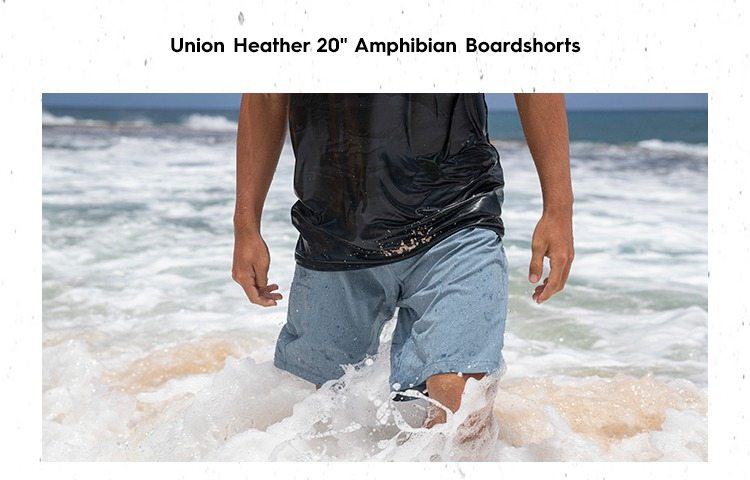 Union Heather 20" Amphibian Boardshorts